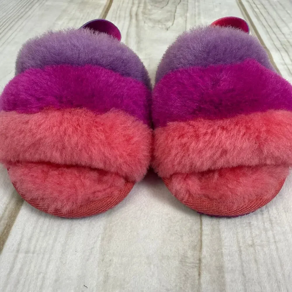 UGG Toddler Girls Fluff Yea Slippers 6C‎